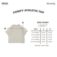 Mooi Kaos Anak Laki-Laki Comfy Athletic Top