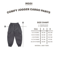 Mooi Celana Jogger Anak Comfy Jogger Cargo Pants Kids