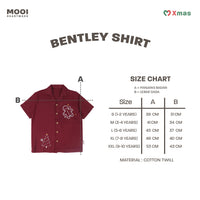 Mooi Kemeja Anak Laki-laki Christmas Collection Bentley Shirt