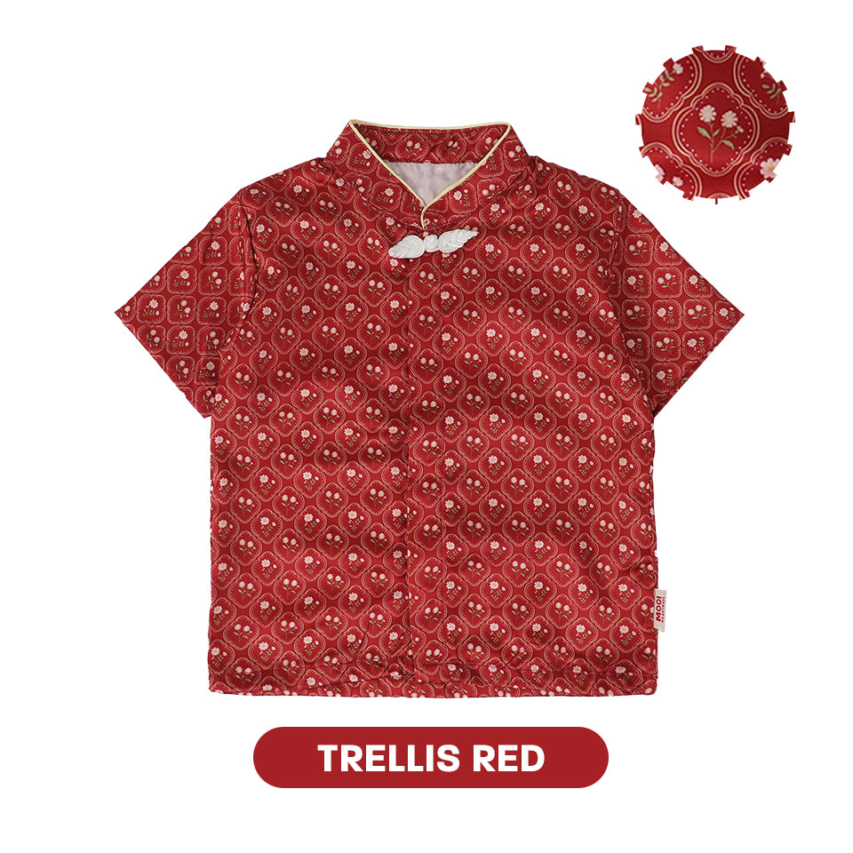 Mooi Kemeja Anak Laki-Laki Lunar Collection Zhen Cheongsam Shirt