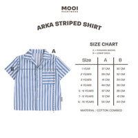 Mooi Kemeja Anak Laki-laki Arka Striped Shirt