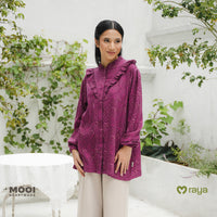 Mooi Tunik Wanita Atasan Wanita Raya Collection Naima Tunik Adult Zeina Series