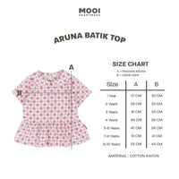 Mooi Atasan Batik Anak Perempuan Aruna Batik Top