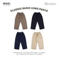 Mooi Celana Panjang Anak Laki-Laki Classic Basic Long Pants