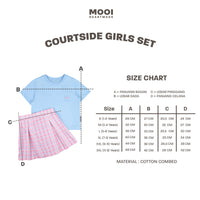 Mooi Setelan Anak Perempuan Courtside Girls Set