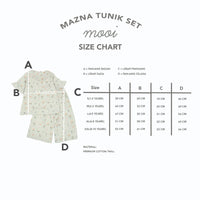 Mooi Setelan Anak Perempuan Mazna Tunik Set