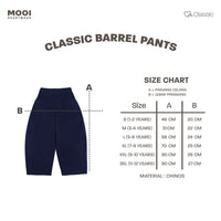 Mooi Celana Panjang Anak Perempuan Classic Barrel Pants