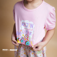 Mooi x Nussa Kaos Anak Perempuan Rarra Tshirt Graphic