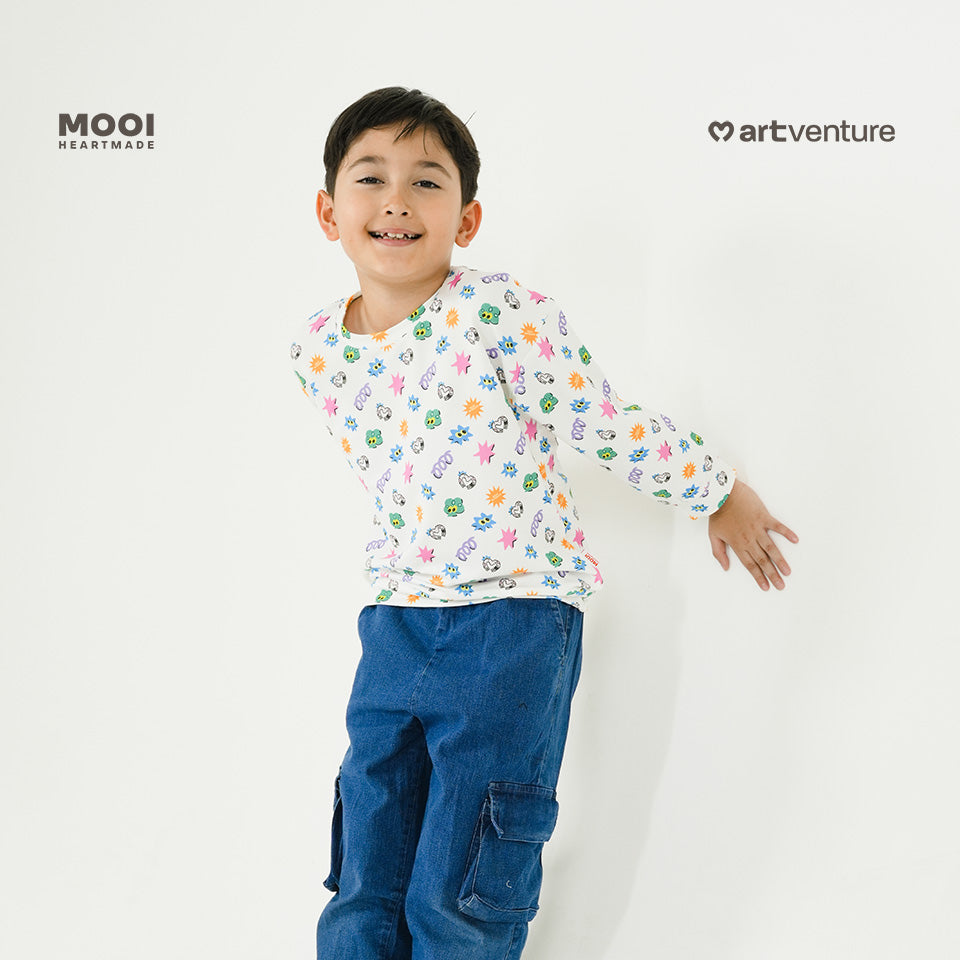 Mooi Artventure x Illustrator Printed Sweater Anak