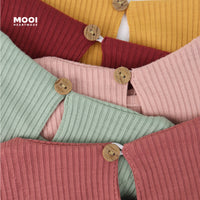 Mooi Atasan Anak Perempuan Mia Top Rib