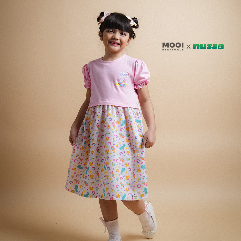 Mooi x Nussa Dress Anak Perempuan Rarra Dress