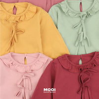 Mooi Atasan Anak Perempuan Nara Ruffle Top