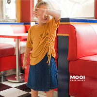 Mooi Rok Celana Skort Jeans Anak Chiara Denim Skort