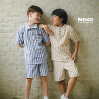 Mooi Celana Pendek Anak Laki-laki Yoshi Striped Pants
