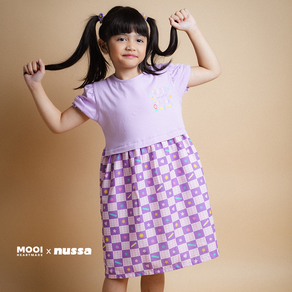Mooi x Nussa Dress Anak Perempuan Rarra Dress