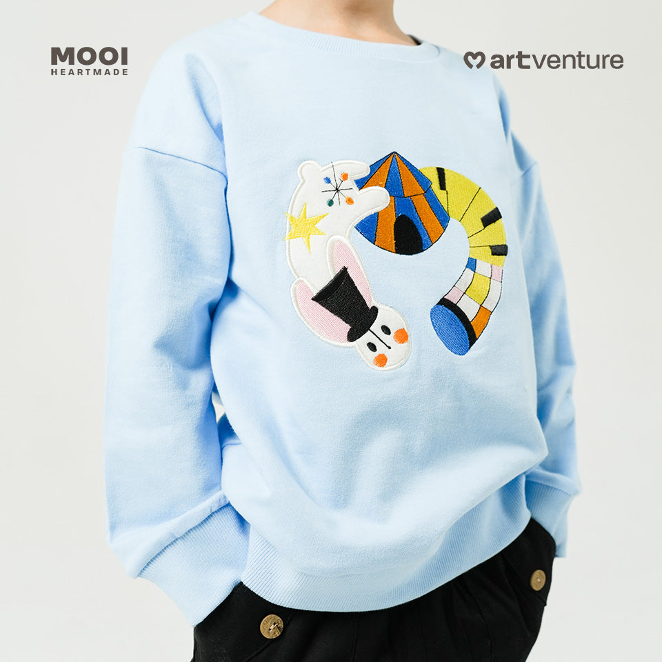 Mooi Artventure x Illustrator Sweater Bordir Basic Anak