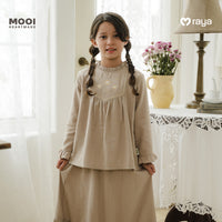 Mooi Setelan Anak Perempuan Raya Collection Hamnah Tunik Set
