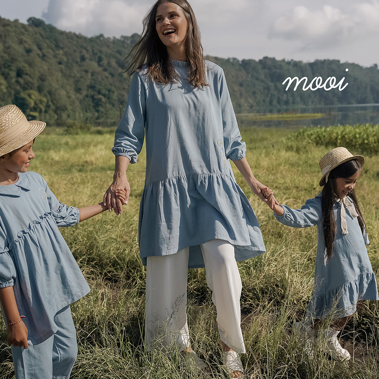 Mooi Tunik Wanita Atasan Wanita Raya Collection Nayyara Tunik Adult