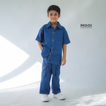 Mooi Celana Jeans Anak Kids Denim Nobi Long Cargo Pants