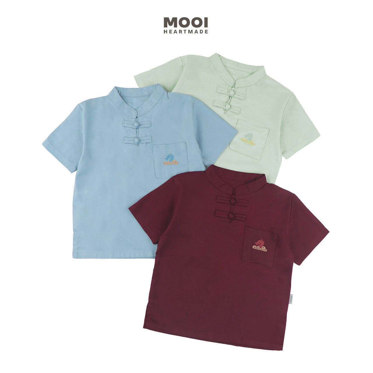 Mooi Kemeja Anak Laki-Laki Wang Pocket Shirt