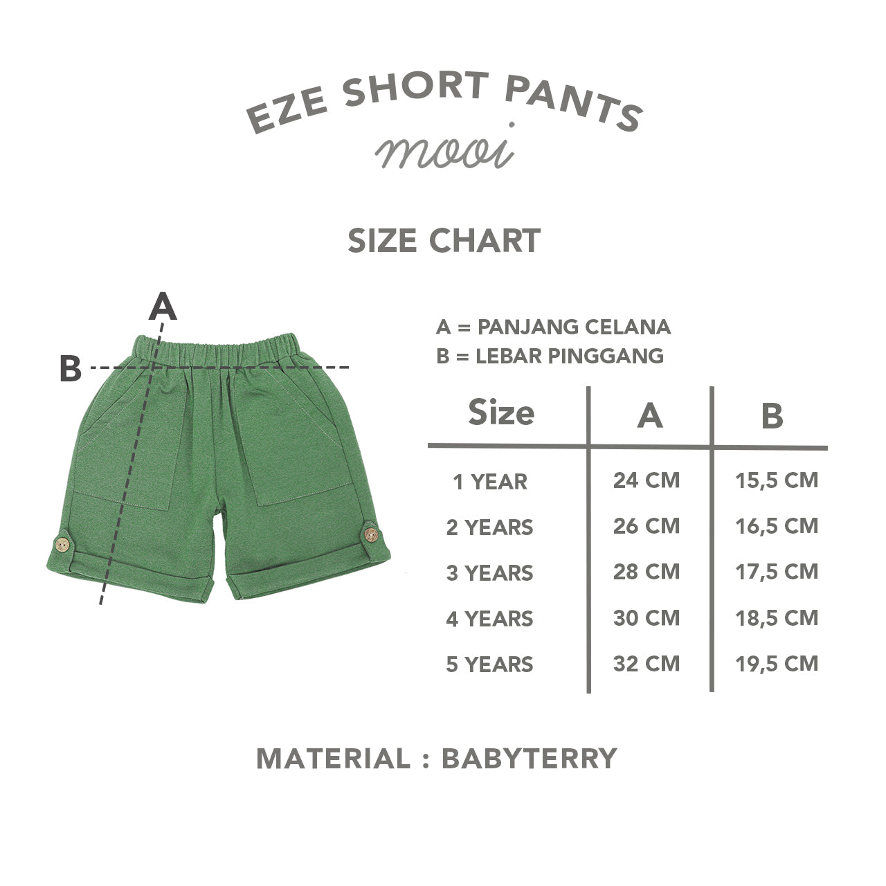 Mooi Celana Pendek Eze Short Pants