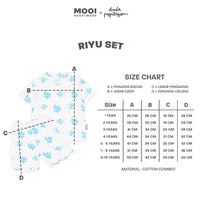 Mooi X Dinda Puspitasari Setelan Anak Laki-Laki Riyu Set