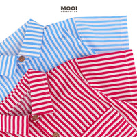 Mooi Kemeja Anak Perempuan Liora Striped Shirt