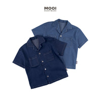 Mooi Kemeja Jeans Anak Laki-Laki Marlo Denim Shirt