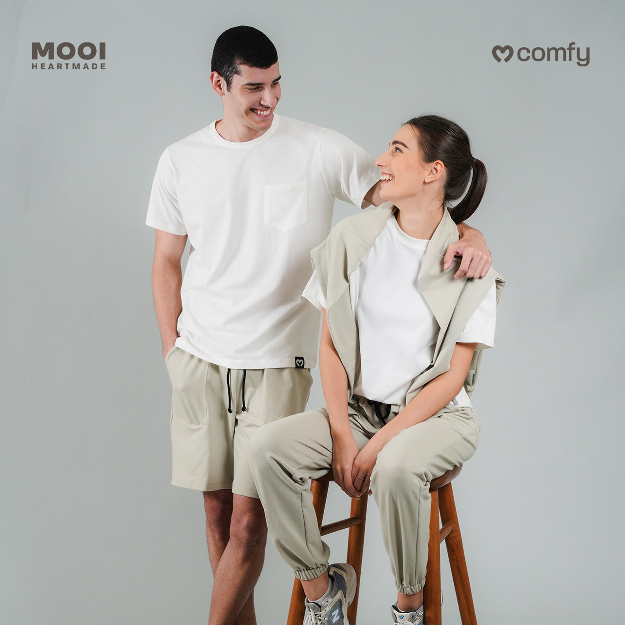 Mooi Celana Pendek Unisex Pria Wanita Dewasa Shortpants Cowok Cewek Comfy Short Pants Adult