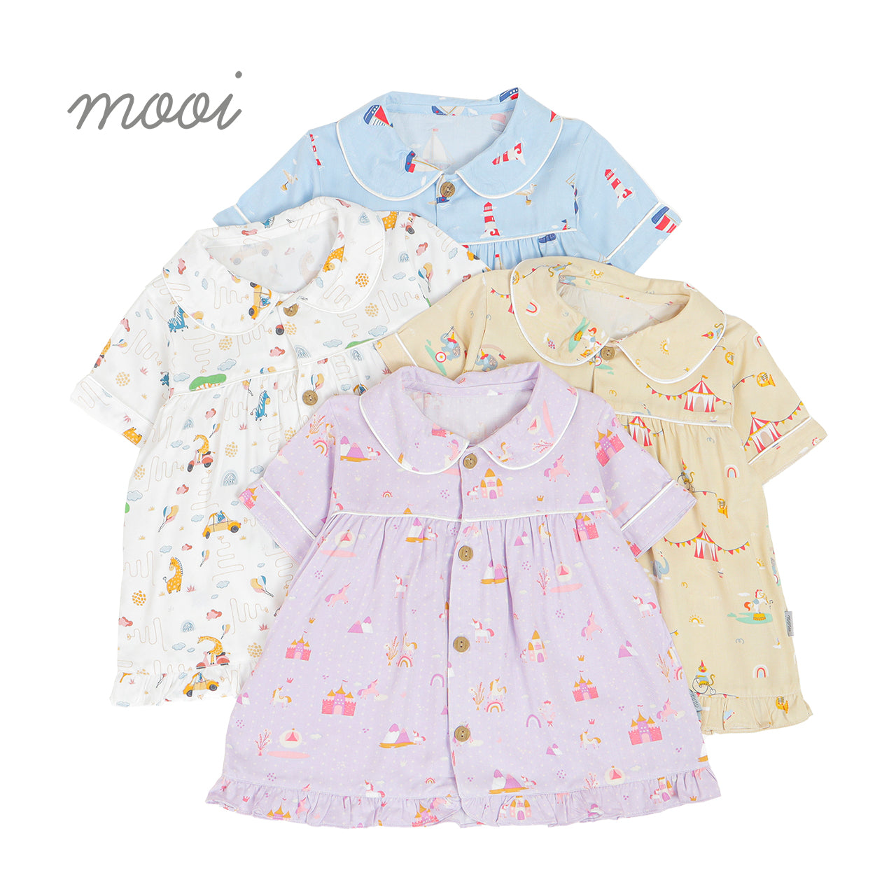 Mooi Piyama Anak Baju Tidur Anak Cheryl Short Pajamas Kids