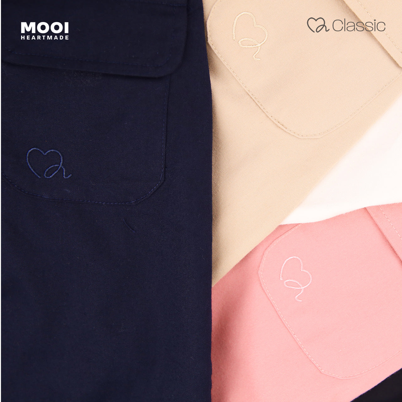 Mooi Celana Panjang Anak Perempuan Classic Girl Pocket Pants