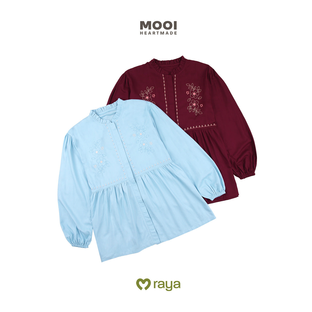 Mooi Tunik Wanita Atasan Wanita Raya Collection Liyana Tunik Adult Basic Series 2026