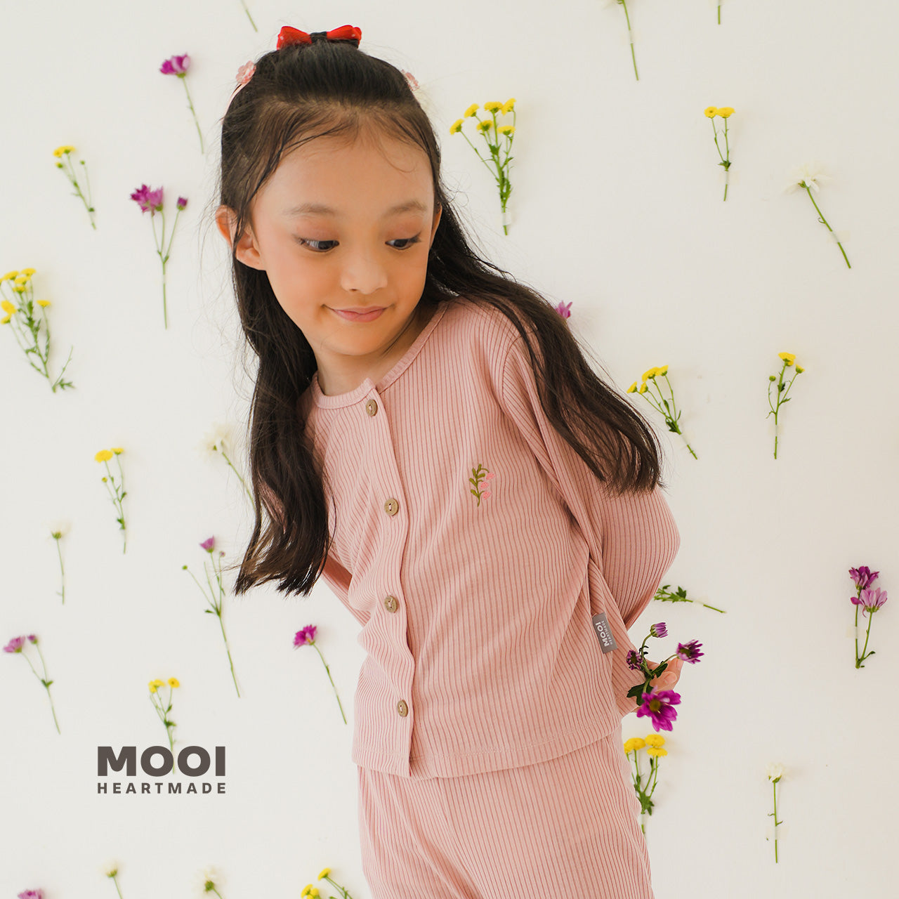 Mooi Cardigan Anak Cherry Cardigan