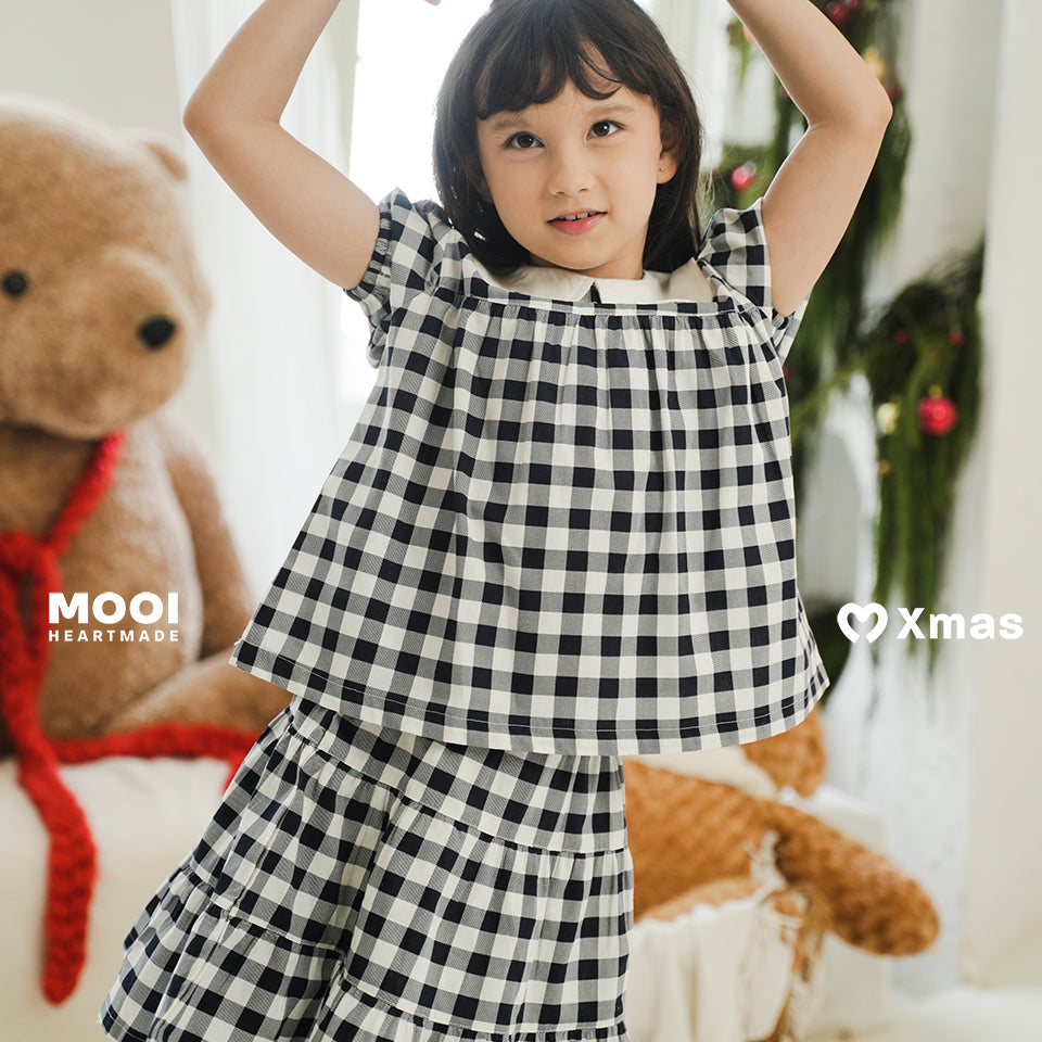 Mooi Setelan Anak Perempuan Christmas Collection Elina Set
