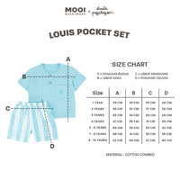 Mooi X Dinda Puspitasari Setelan Anak Louis Pocket Set