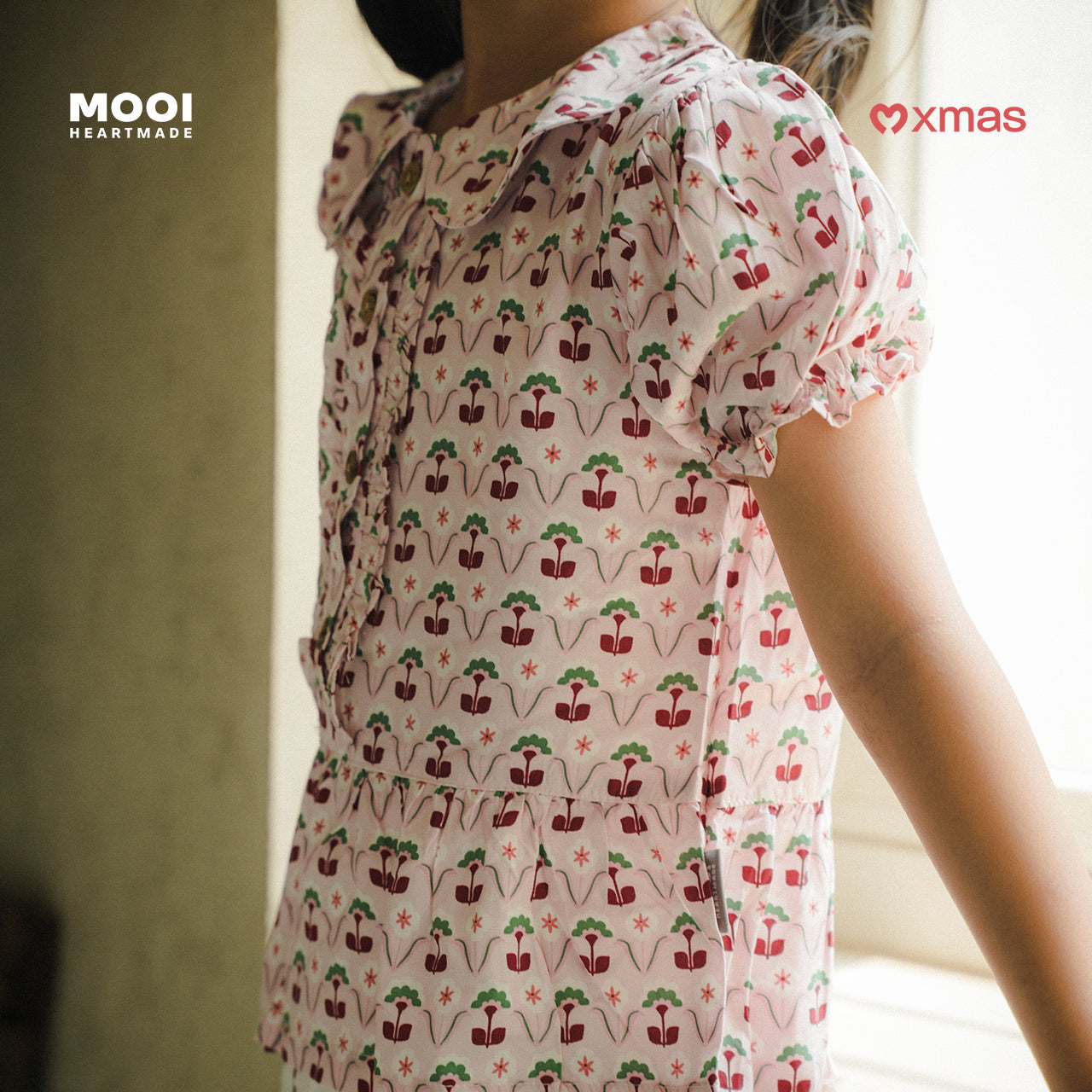 Mooi Atasan Anak Perempuan Christmas Collection Lizzy Top