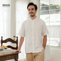 Mooi Atasan Pria Kemeja Pria Raya Collection Zaidan Koko Sandya Series