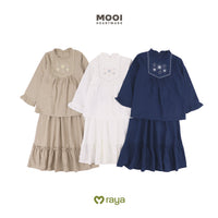 Mooi Setelan Anak Perempuan Raya Collection Hamnah Tunik Set