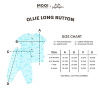 Mooi X Dinda Puspitasari Setelan Bayi Ollie Long Button Set