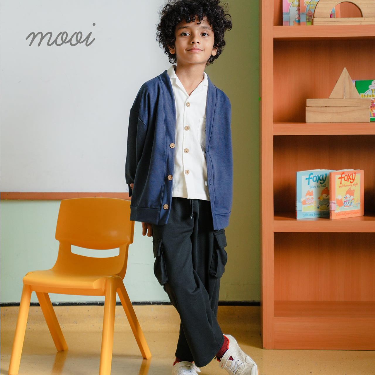 Mooi Celana Panjang Cargo Anak Laki-Laki Calvin Cargo Pants