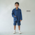 Mooi Jaket Jeans Anak Naka Denim Jacket