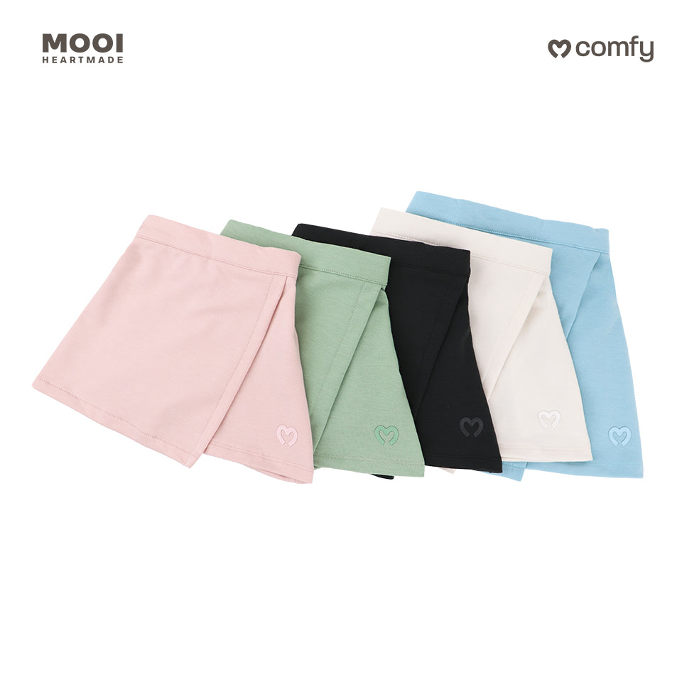 Mooi Rok Celana Skort Anak Perempuan Comfy Skort Basic Pants