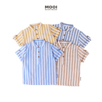 Mooi Kemeja Anak Laki-laki Enzo Striped Shirt