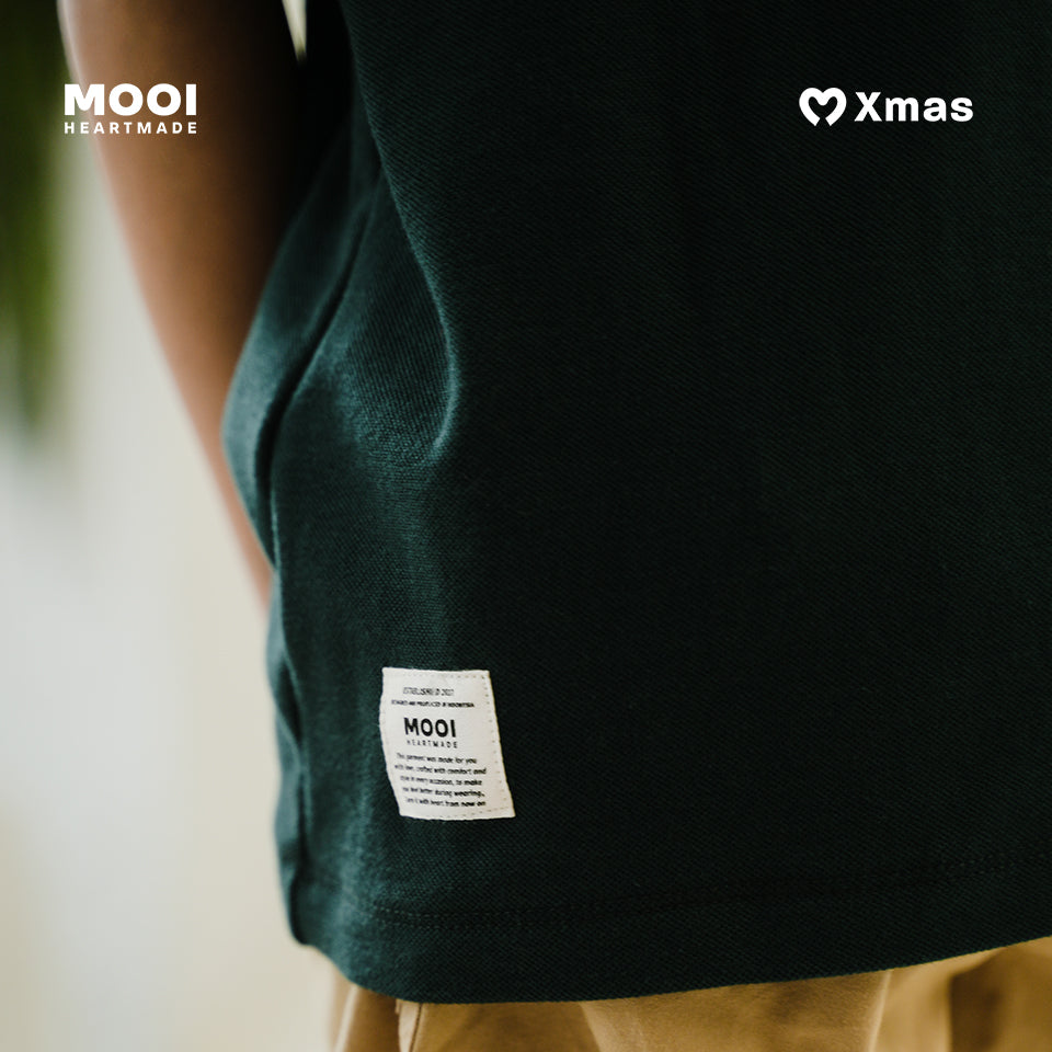 Mooi Kemeja Anak Laki-laki Christmas Nathan Polo Shirt