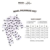 Mooi X Dinda Setelan Piyama Anak Nael Pajamas Set