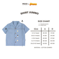 Mooi x Jumbo Shirt Kemeja Anak Laki - Laki