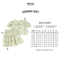 Mooi Setelan Anak Perempuan Agnes Set