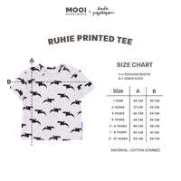 Mooi X Dinda Puspitasari Kaos Anak Laki - Laki Ruhie Printed Tee