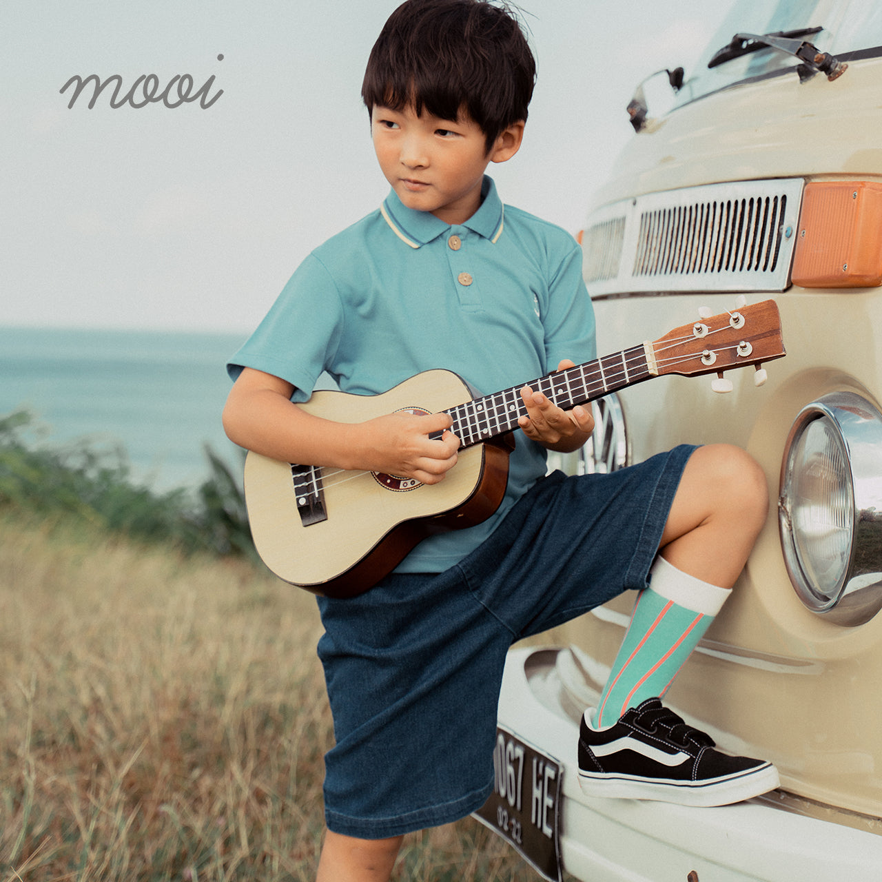 Mooi Celana Jeans Pendek Anak Laki Laki Evan Denim Short Cowok