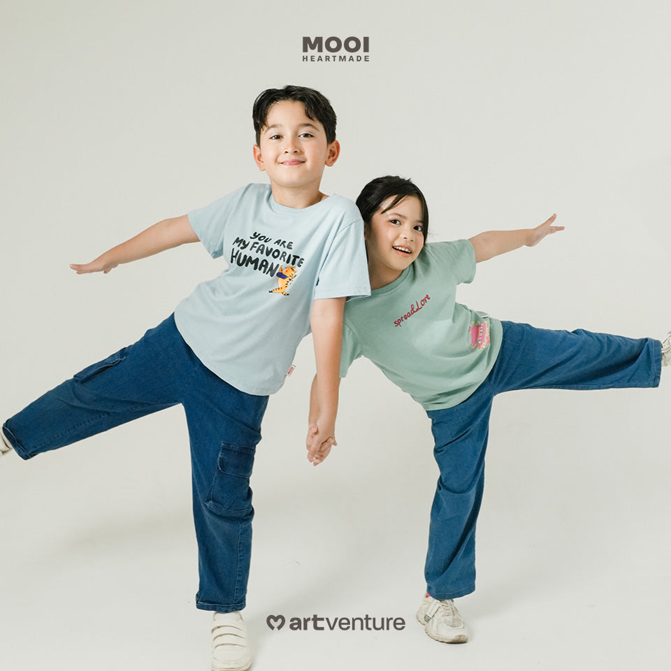 Mooi Artventure x Illustrator Tshirt Graphic Tee Kaos Anak